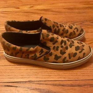 Steve Madden Slip On Cheetah Shoes